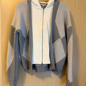 Hooded Cardigan Sweater